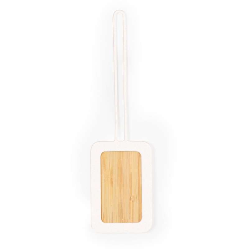 Natural Bamboo and Silicone Luggage Identifier - Luggage tag at wholesale prices
