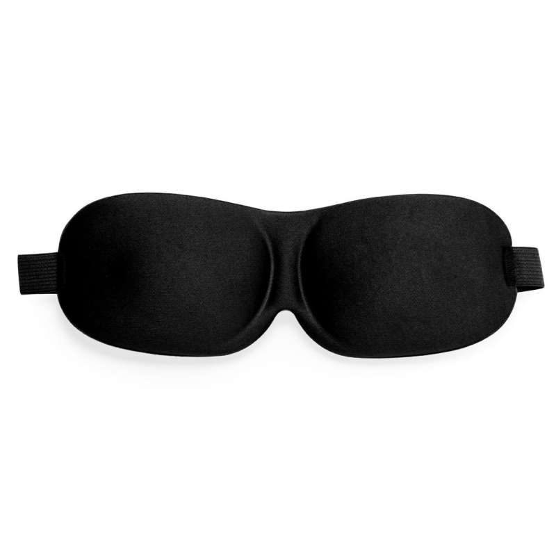 Soft Polyester Travel Eye Mask with Adjustable Strap at wholesale prices - Travel Mask at wholesale prices
