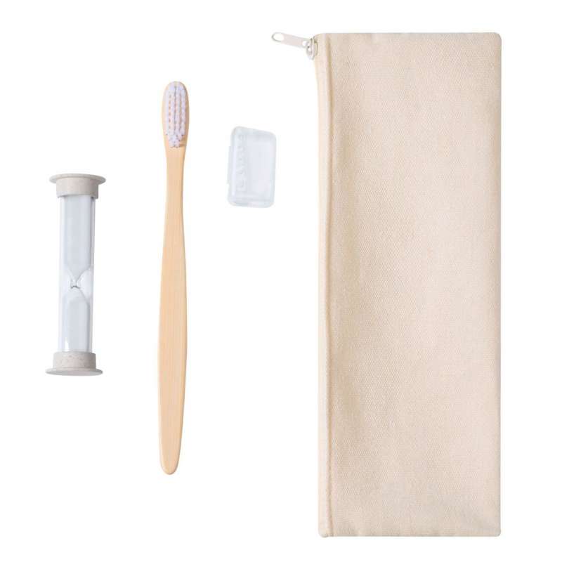 Bamboo Toothbrush and 2-Minute Timer Set - Toothbrush at wholesale prices