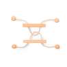Houten Puzzelspel 2-delig met Touw - Houten spel tegen groothandelsprijzen