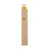 Box of 4 Pencils 18 cm - Colored pencil at wholesale prices