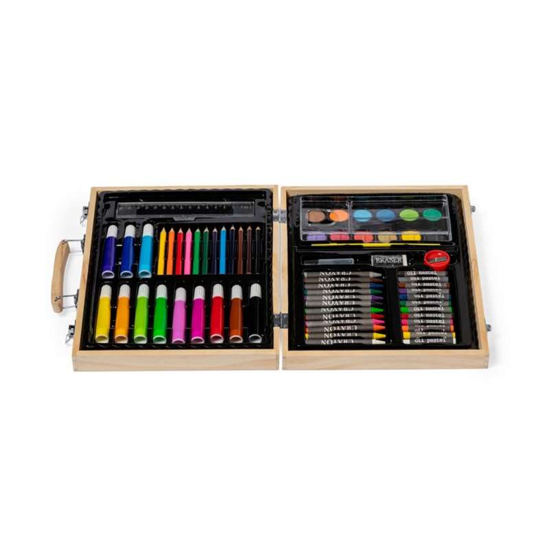 Estuche de manualidades de madera 12x12 a precios de mayorista - Set de colorear a precios de mayorista