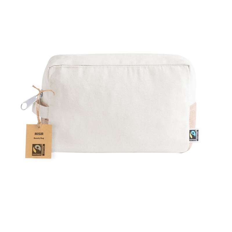 Necessaire de Coton Natural com Juta a preço grossista - Necessaire de toilette a preço grossista