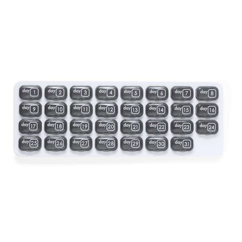 Månatlig Tablettorganisatör med 31 Fack - Pillbox till grossistpris