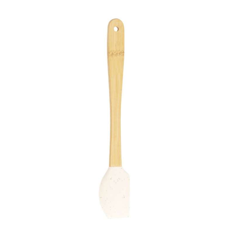 Silicone Tip Bamboo Handle Kitchen Spatula - Kitchen spatula at wholesale prices