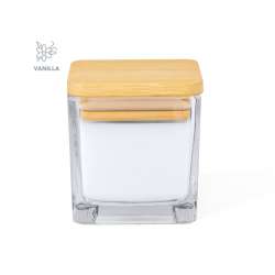 Vierkante Geurkaars in Glas...