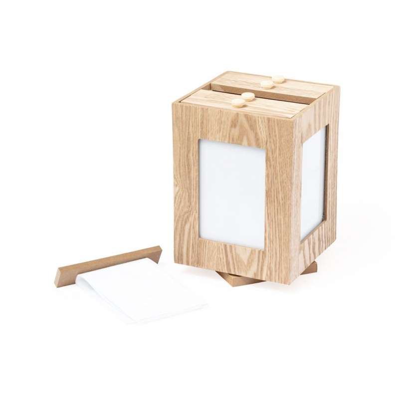 Natural Wood Cube Photo Holder for 4 Photos at wholesale prices - Photo frame at wholesale prices