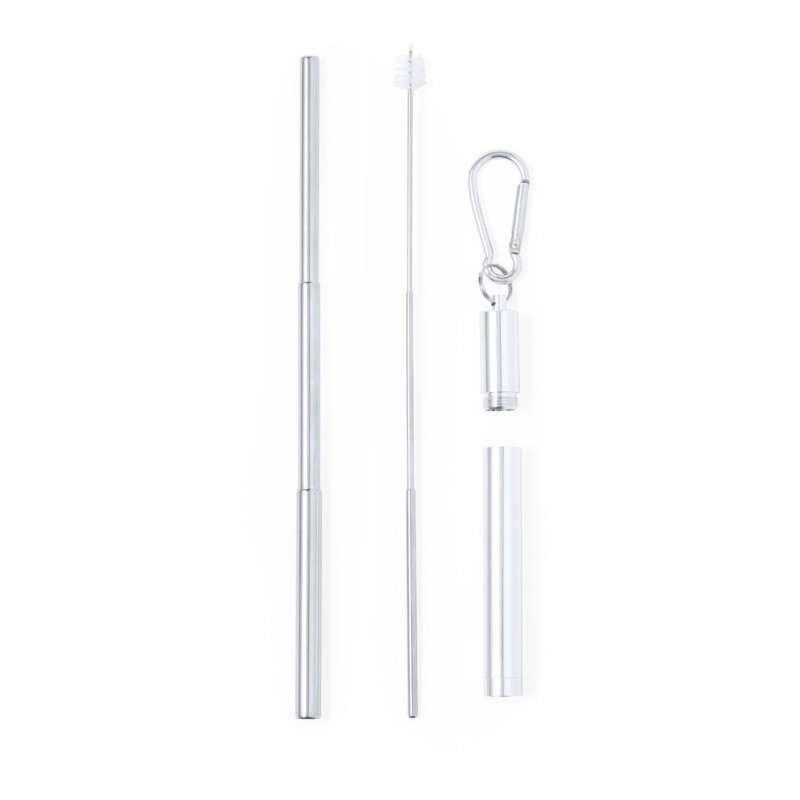 Straw riutilizzabile in acciaio inox con custodia a prezzi all'ingrosso - Cannuccia riutilizzabile a prezzi all'ingrosso