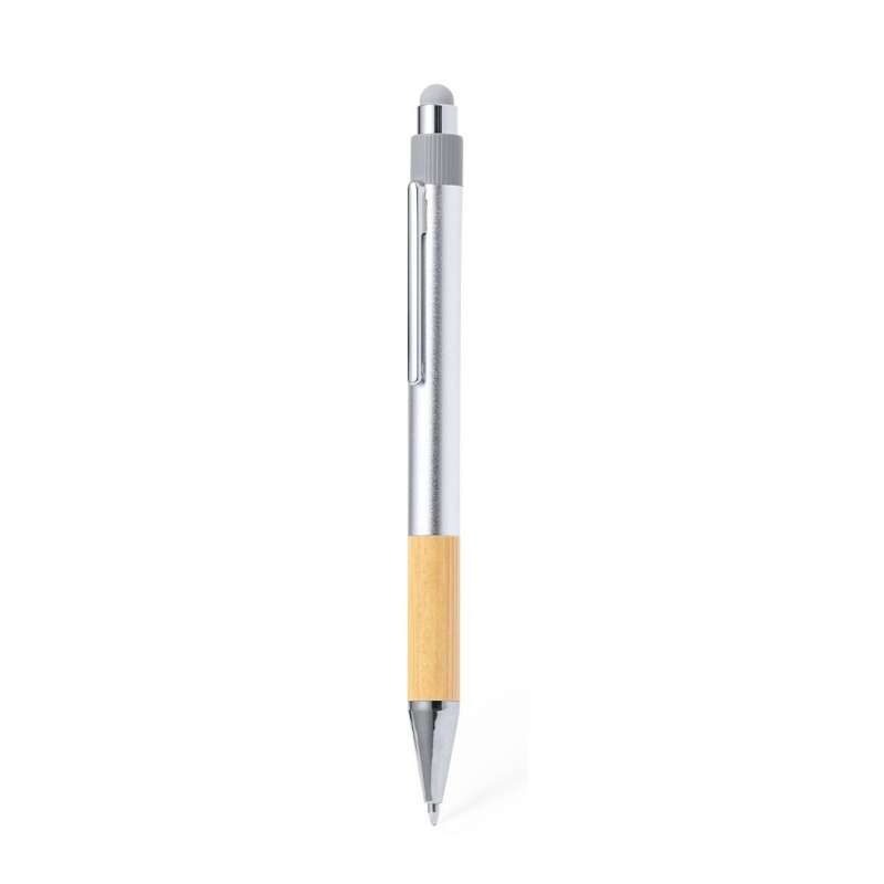 Bamboo and aluminum ballpoint stylus - Touch stylus at wholesale prices
