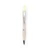 Natural Wheat Straw Ballpoint Pen with Highlighter - Highlighter at wholesale prices