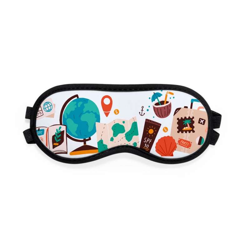Mjuk skalreseöga med sublimation - Nattmask till grossistpris