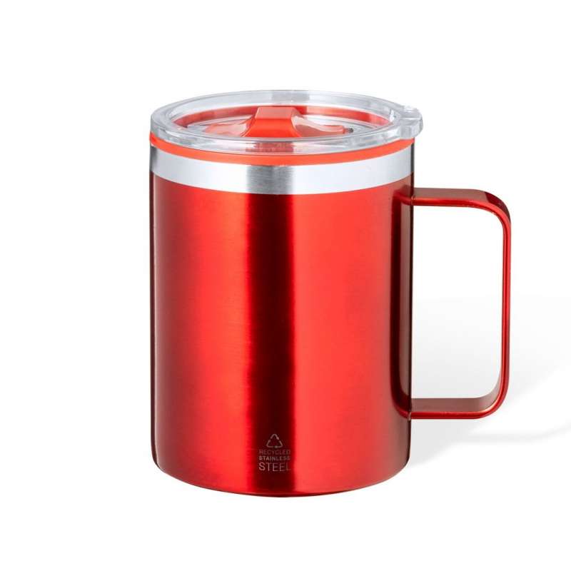 Isolerad mugg 400 ml Metallisk Inox - metallmugg till grossistpris