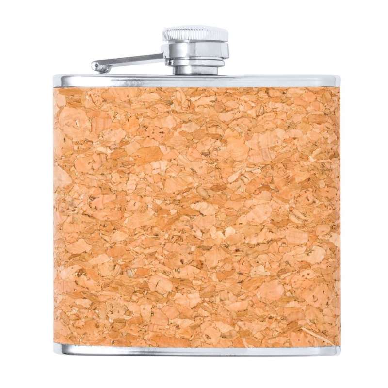 Flacon Inox et liège 170 ml - Flasque à prix de gros