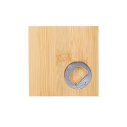 Bottle opener coaster