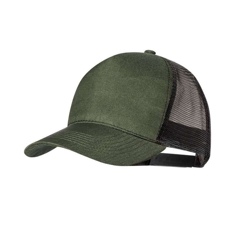 5-panel RPET kasket med camouflage design - økologisk kasket til engrospris