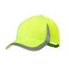 Yellow Fluorescent Sports Cap with Mesh Back - Cap at wholesale prices