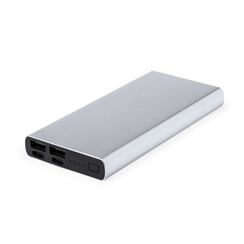 10.000 mAh Aluminium Power Bank med USB-C til engrospris - Powerbank / ekstern batteri til engrospris