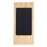 Zonne-energie Powerbank 4000mAh van Bamboe - Zonne-energieproduct tegen groothandelsprijzen Zonne-energie Powerbank 4000mAh van Bamboe - Zonne-energieproduct tegen groothandelsprijzen
