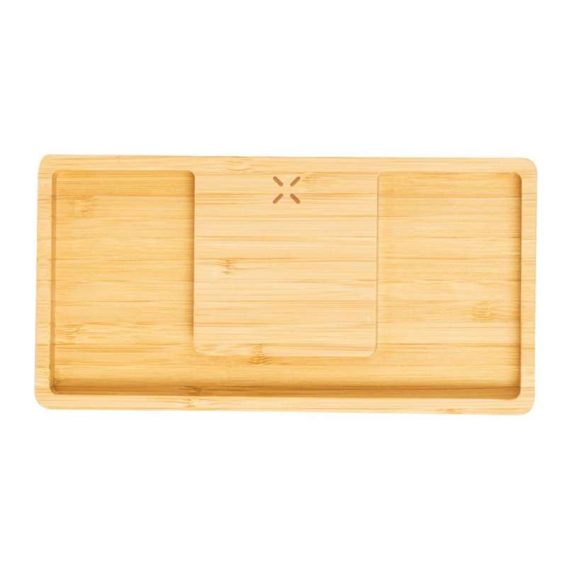 Cargador Organizador Inalámbrico de Bambú 15 Watts - Cargador inalámbrico a precios de mayorista