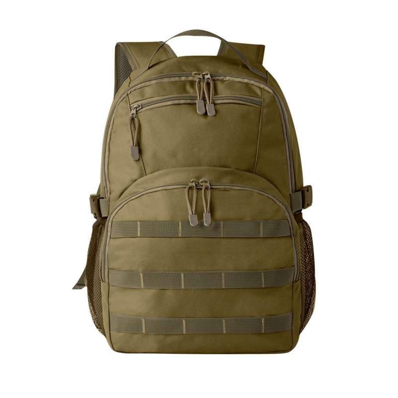 Tactical 800D Polyester Backpack - Sand Brown - Backpack at wholesale prices