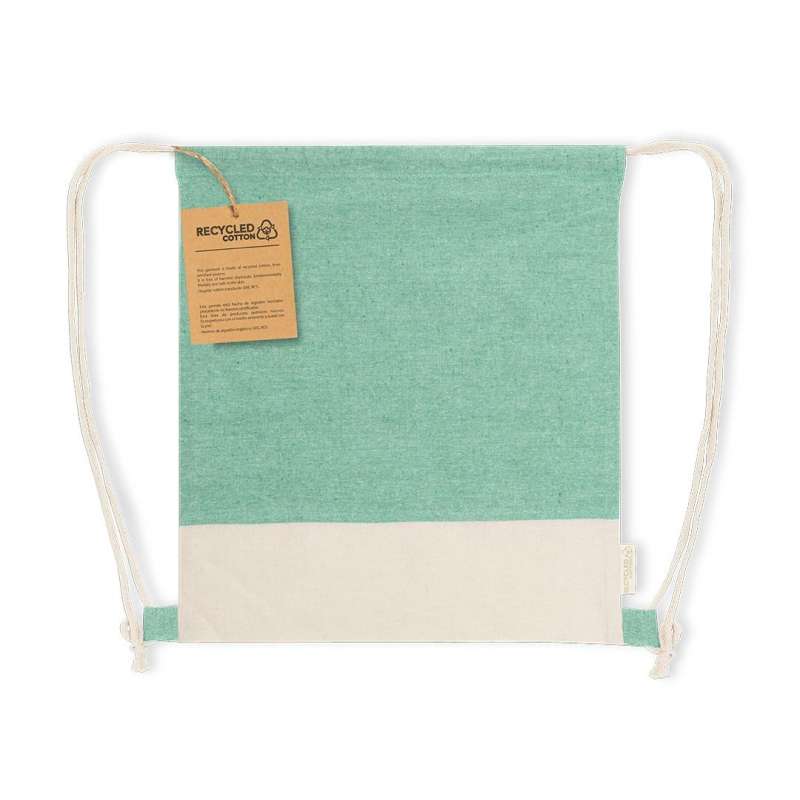 Rucksack aus 120 g/m² recyceltem Baumwolle - Rucksack zu Großhandelspreisen