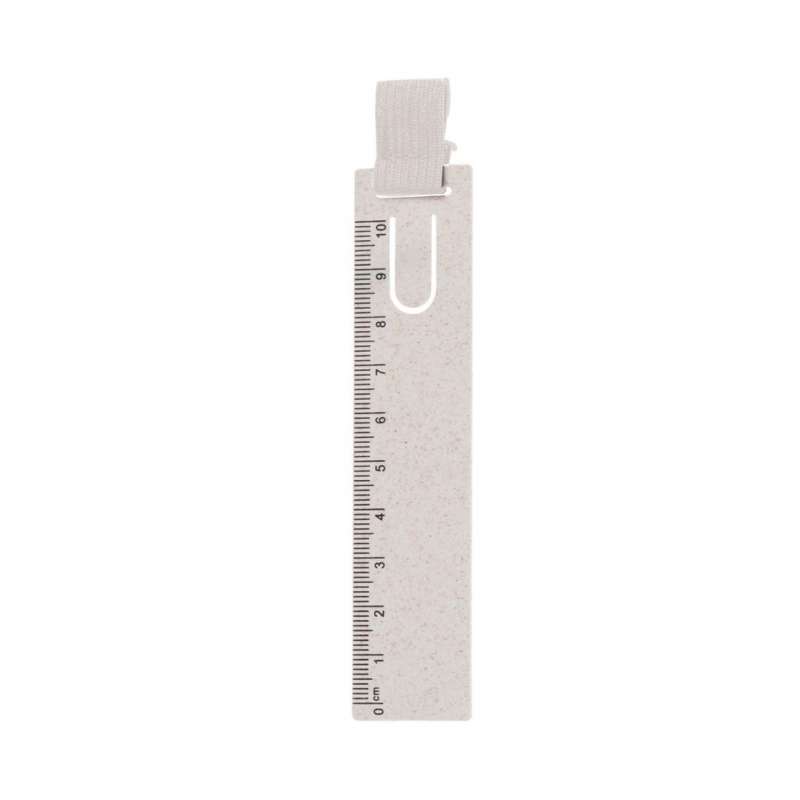 Eco-Friendly 10cm Wheat Straw Bookmark Ruler at wholesale prices - Bookmark at wholesale prices