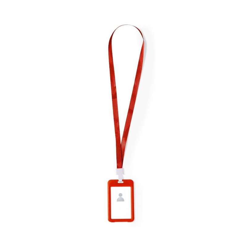 Soft Polyester Lanyard with PVC Badge Holder - Badge at wholesale prices