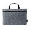 Porte-document RPET 15" en feutre gris - Bolsa a precios de mayorista