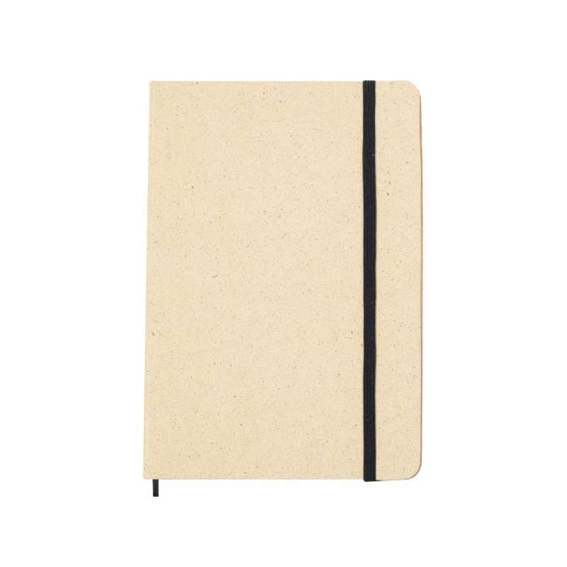 A5 Lined Notebook with Hard Grass Covers at wholesale prices - notebook at wholesale prices