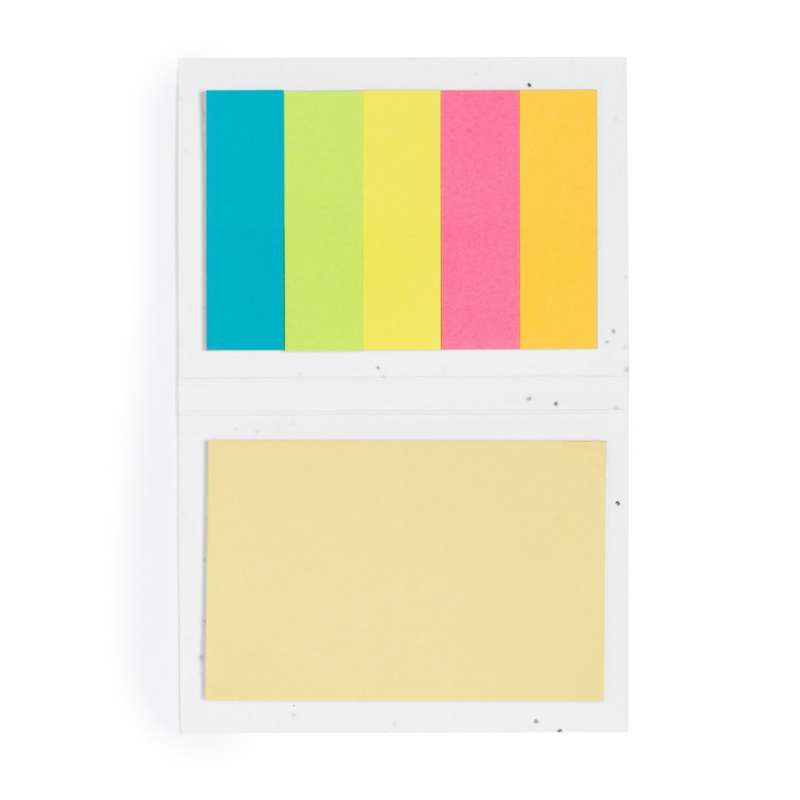 Seed-Embedded Notepad with 150 Sticky Notes - Planting seed at wholesale prices
