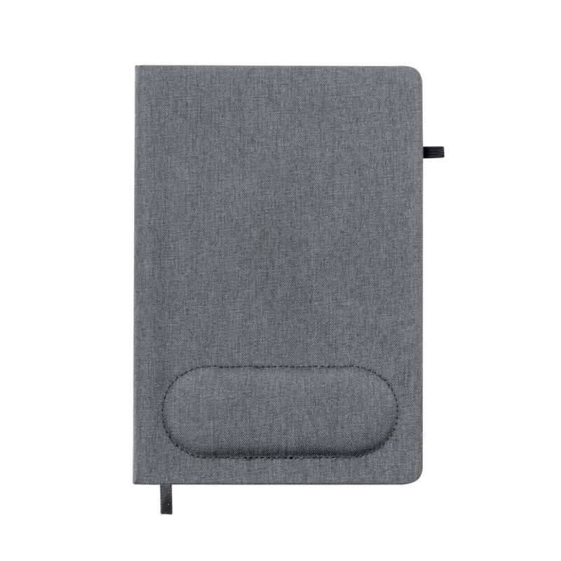 Cuaderno tapiz gris RPET 300 deniers ergonómico - Alfombrilla de ratón a precios de mayorista