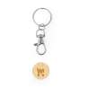 Coin Keyring - Inoki - Wood keychains at wholesale prices