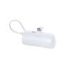 Cilindrische 5000 mAh Powerbank met Type C - Lader tegen groothandelsprijzen