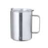370ml Double-Wall Recycled Stainless Steel Mug - metal mug at wholesale prices