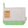 Necessaire in cotone riciclato 20x10 cm - Trousse da toilette a prezzi all'ingrosso