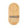 15 Watts Bamboo Wireless Charger with Notepad - Phone support at wholesale prices