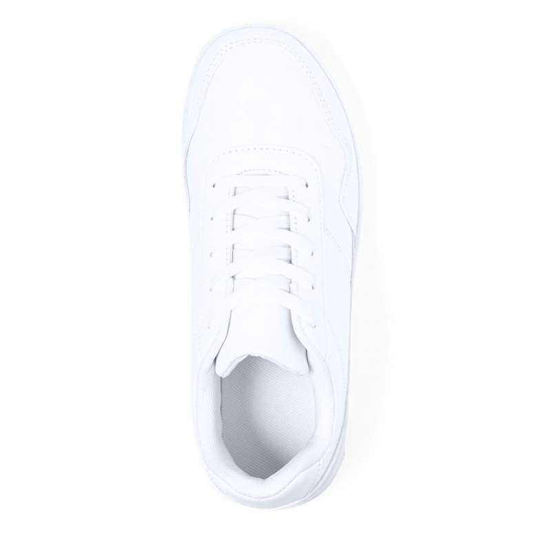 Hvide sneakers i polyester, størrelse 36-46 til engrospris - sneakers til engrospris