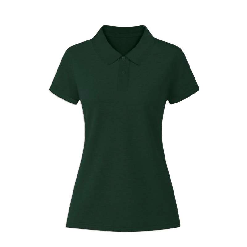Women's Short Sleeve Cotton Polo - 220g/m2 - Women's polo at wholesale prices