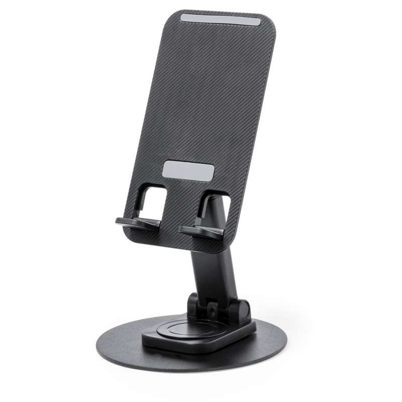 Support Pieghevole per Smartphone e Tablet Nero a prezzi all'ingrosso - Supporto telefonico a prezzi all'ingrosso