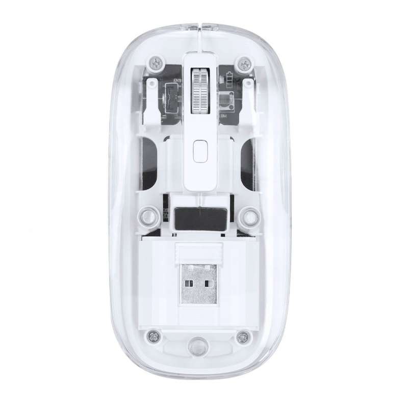 Transparent Wireless Optical Mouse with 300mAh Battery at wholesale prices - Mouse at wholesale prices