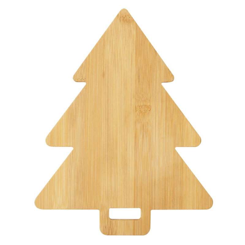 Tabla de cortar de bambú con diseño navideño - Accesorio de Navidad a precios de mayorista