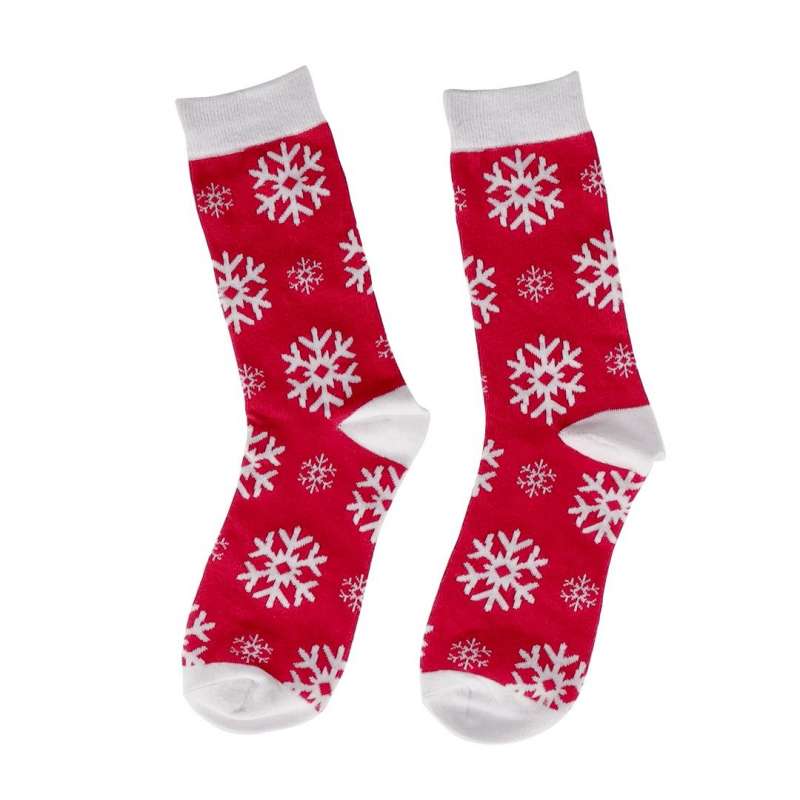 Julsockor S-M i transparent boll - julsocka till grossistpris