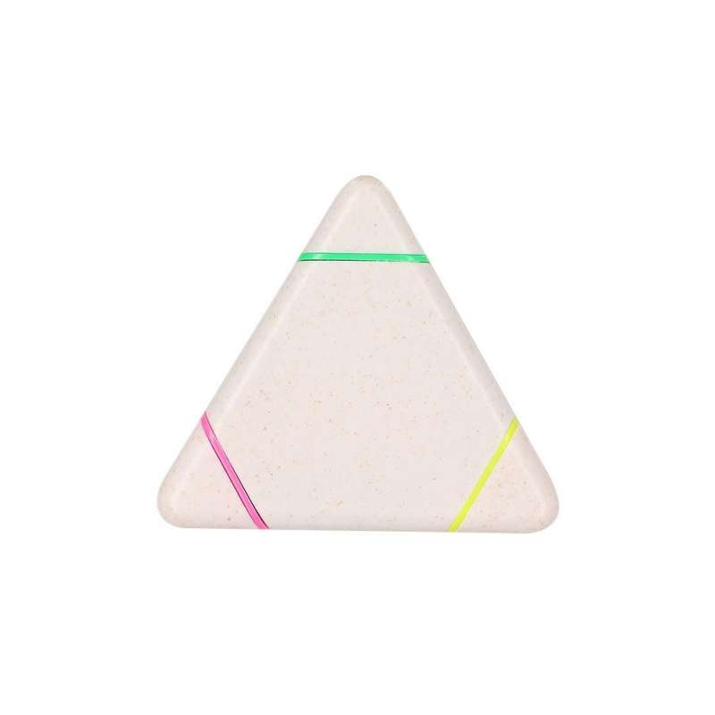 Marcador fluorescente triangular 3 colores - Marcador a precios de mayorista