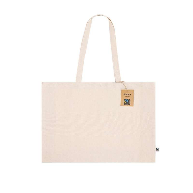 Fairtrade Cotton Tote Bag, 70cm Handles - Tote bag at wholesale prices
