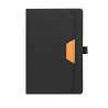 A5 Lined Notepad with Brown PU Pocket - Notepad at wholesale prices