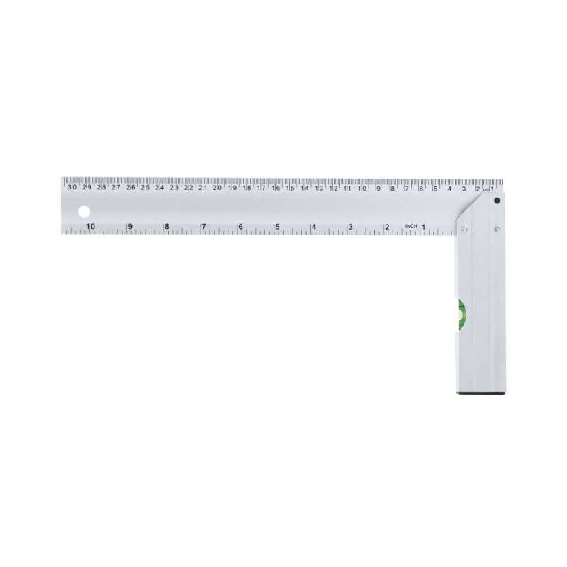 Escuadra L de aluminio 30,5 cm con nivel - Regla a precios de mayorista