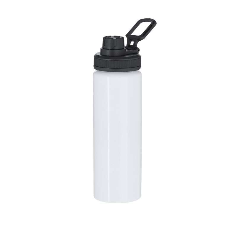 Witte Aluminium Bidon 800 ml met Deksel tegen groothandelsprijzen - Objecten voor sublimatie tegen groothandelsprijzen