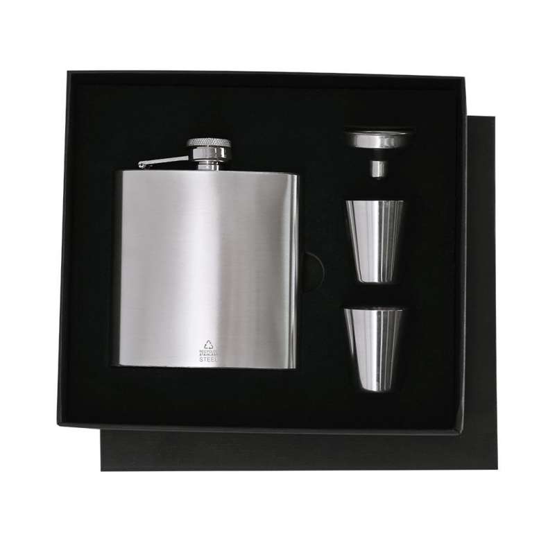 Flasque Inox 175 ml com Acessórios - Flasque a preço grossista