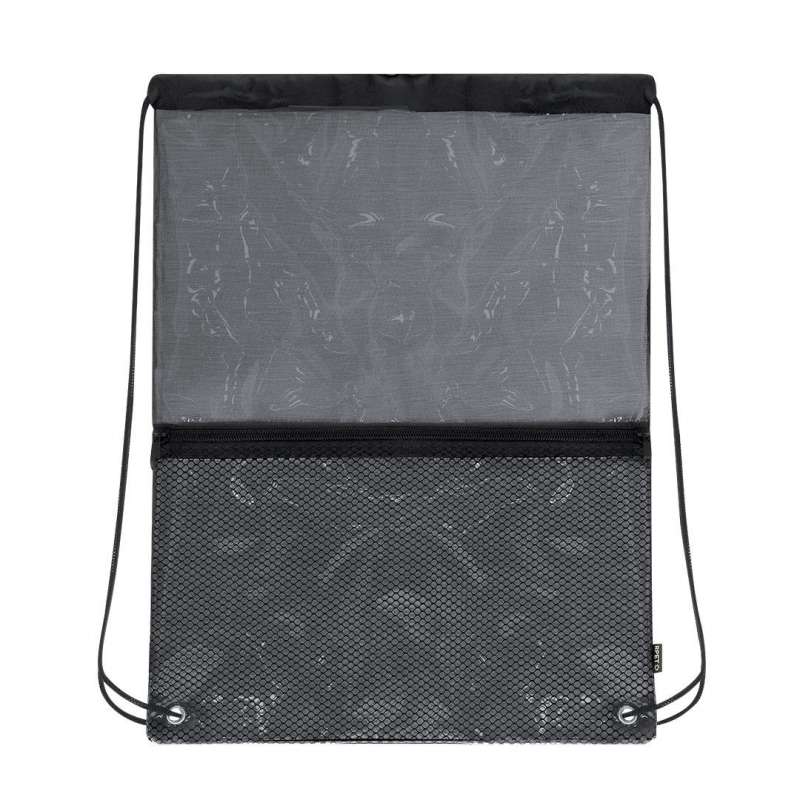 Mochila transparente RPET con bolsillo 30x40cm - Mochila a precios de mayorista