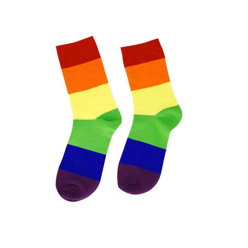 Regenbogen Socken aus weichem Polyester - Socken zu Großhandelspreisen